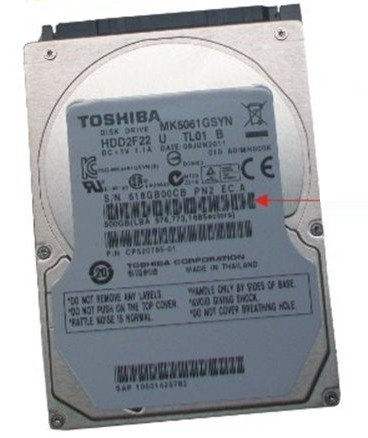 Fujitsu FUJ:CP520785-XX internal hard drive 500 GB 7200 RPM 2.5" Serial ATA