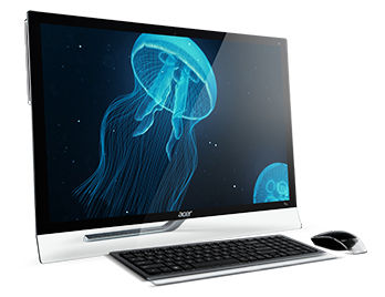Acer Aspire 7600U Intel® Core™ i5 i5-3210M 68.6 cm (27") 1920 x 1080 pixels Touchscreen All-in-One PC 8 GB DDR3-SDRAM 1.03 TB HDD+SSD NVIDIA® GeForce® GT 640M Windows 8 Wi-Fi 4 (802.11n) Black