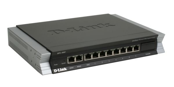 D-Link DFL-860 NetDefend UTM hardware firewall 0.15 Gbit/s