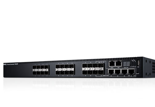 DELL PowerConnect 7024F Managed L3 1U Black