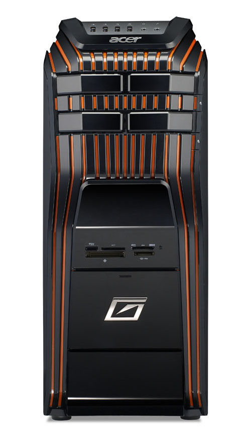 Acer Predator 910 Intel® Core™ i5 i5-2500K 8 GB DDR3-SDRAM 1 TB AMD Radeon HD 7770 Windows 7 Home Premium Tower PC Black