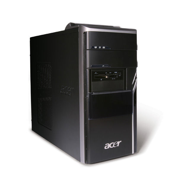 Acer Aspire M5610 Intel® Core™2 Quad Q6600 2 GB DDR2-SDRAM 250 GB AMD Radeon HD 2400 Pro Windows Vista Home Premium Micro Tower PC Black