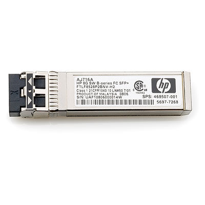 HP MSA 2040 16Gb Short Wave Fibre Channel SFP+ 4-pack Transceiver network transceiver module