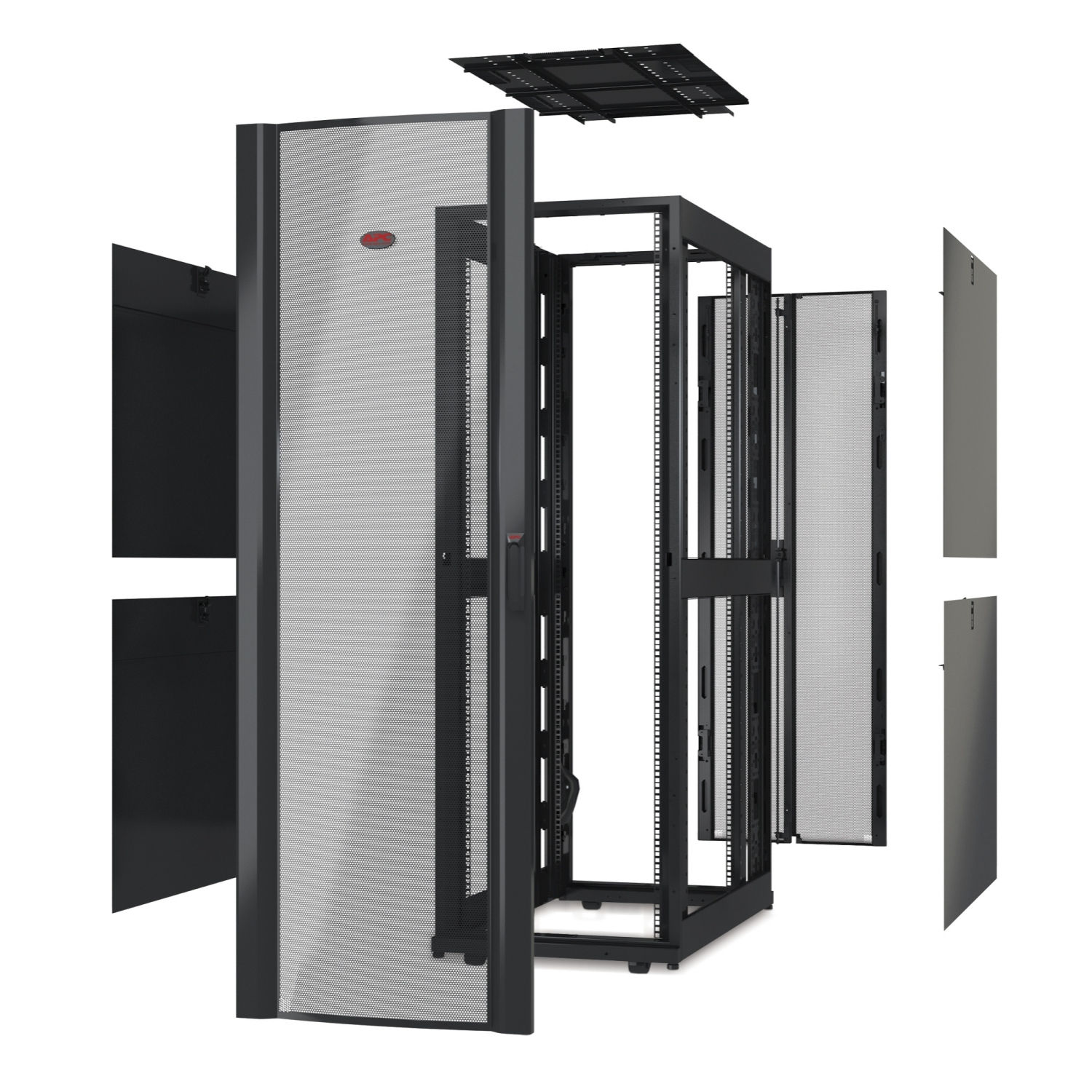 APC NetShelter SX 42U Freestanding rack Black