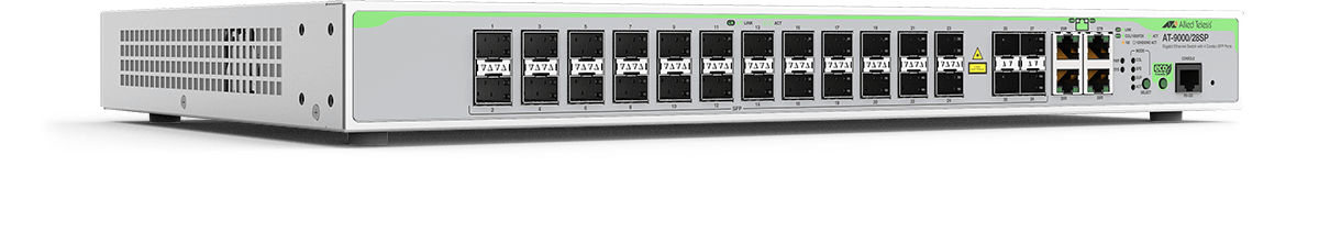 Allied Telesis AT-9000/28SP-E-30 network switch Managed L2 Gigabit Ethernet (10/100/1000) Grey
