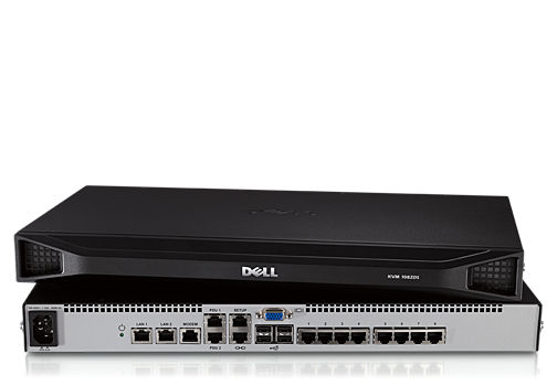 DELL PowerEdge 1082DS KVM switch Rack mounting Black
