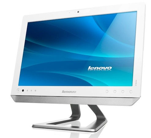 Lenovo Essential C325 AMD E E-450 50.8 cm (20") 1600 x 900 pixels Touchscreen All-in-One PC 4 GB DDR3-SDRAM 1 TB HDD FreeDOS White