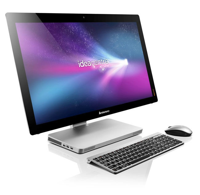 Lenovo IdeaCentre A720 Intel® Core™ i5 i5-3210M 68.6 cm (27") 1920 x 1080 pixels Touchscreen 4 GB DDR3-SDRAM 750 GB HDD NVIDIA® GeForce® GT 630M Windows 7 Home Premium Silver