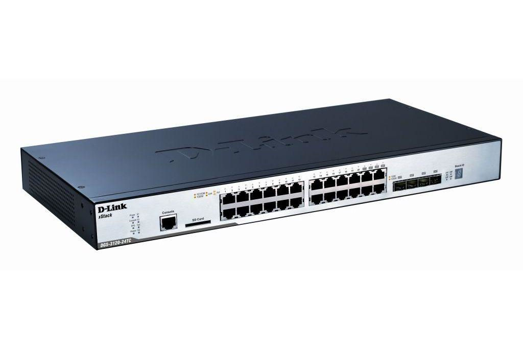D-Link DGS-3120-24TC-SI network switch Managed L2 Black