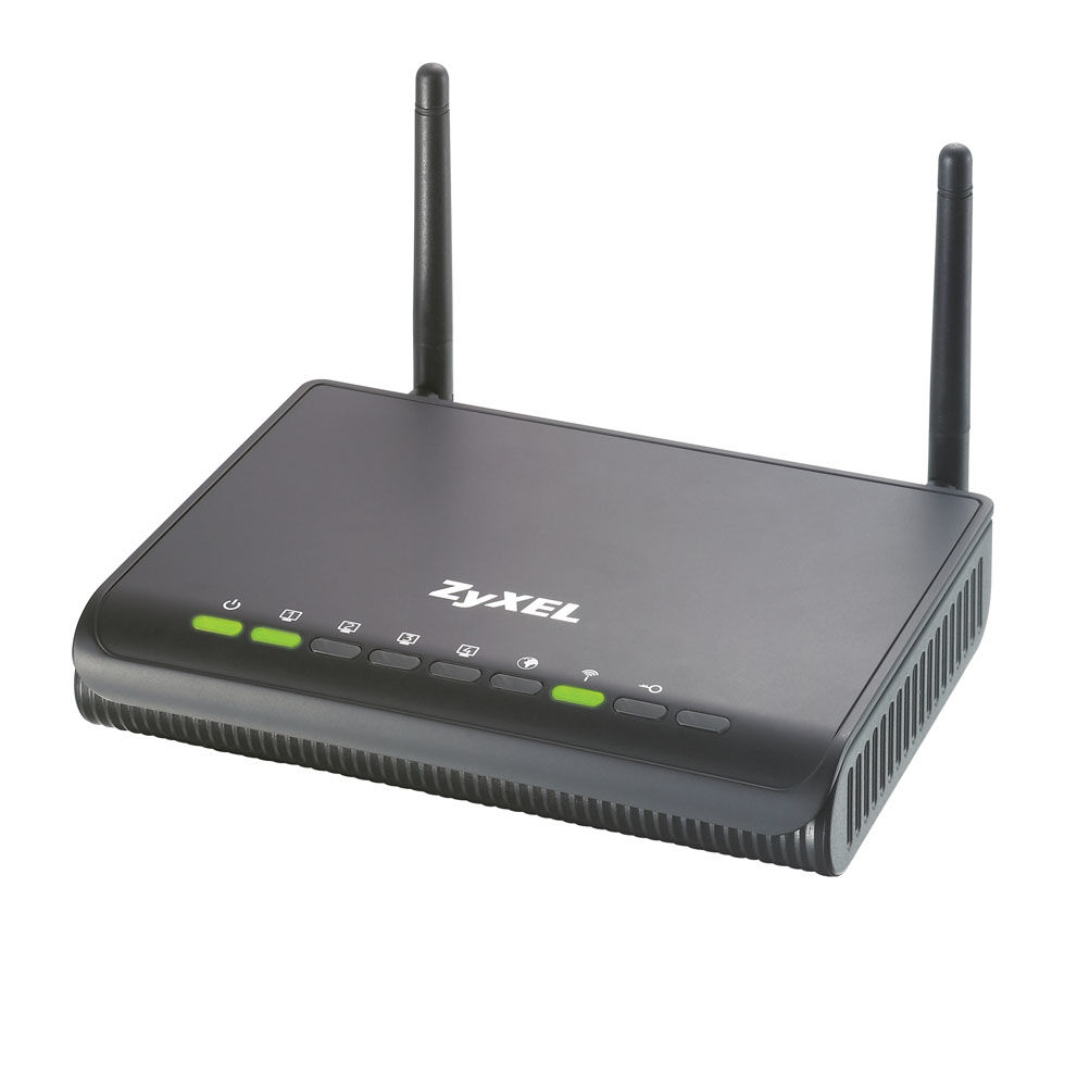 Zyxel NBG4604 wireless router Gigabit Ethernet Black
