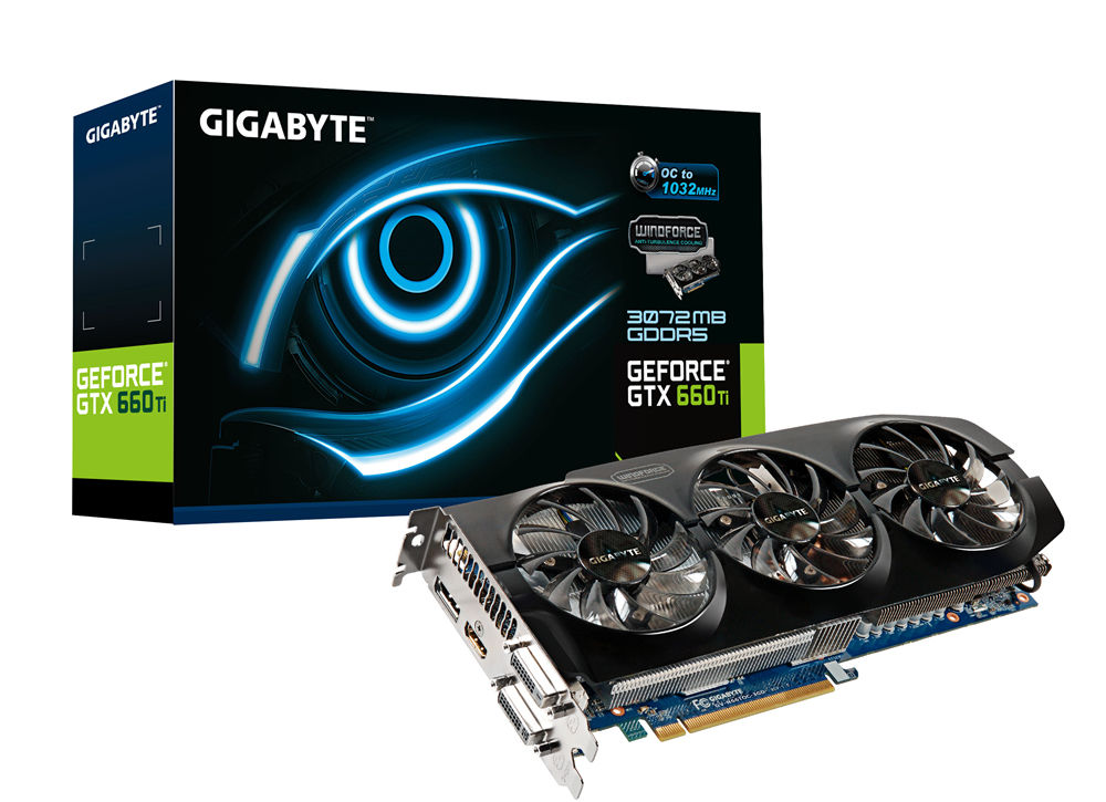 GIGABYTE GV-N66TOC-3GD graphics card NVIDIA GeForce GTX 660 Ti 3 GB GDDR5
