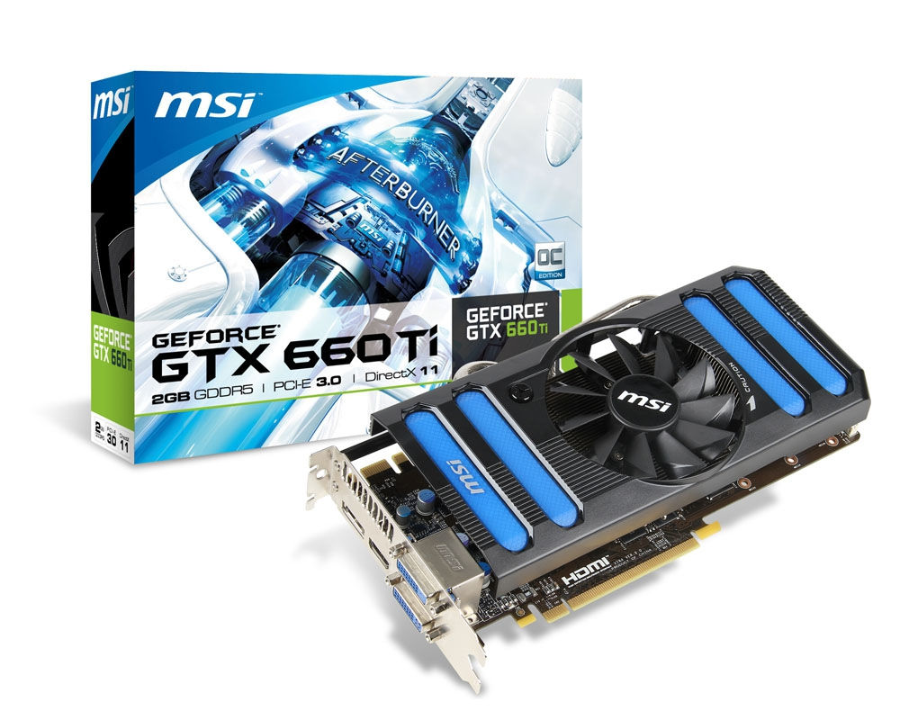 MSI N660TI-2GD5/OC graphics card NVIDIA GeForce GTX 660 Ti 2 GB GDDR5