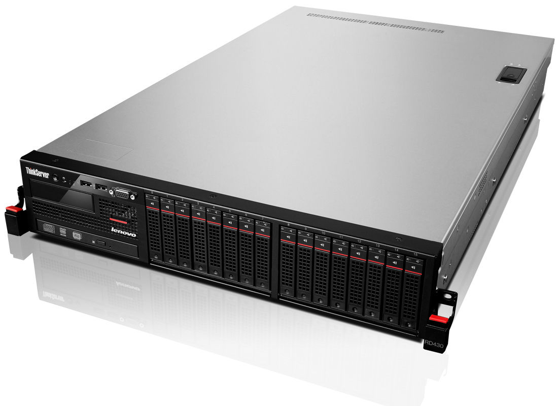 Lenovo ThinkServer RD430 server 0 GB Rack (2U) Intel® Xeon® E5 Family E5-2407 2.2 GHz 4 GB DDR3-SDRAM 800 W