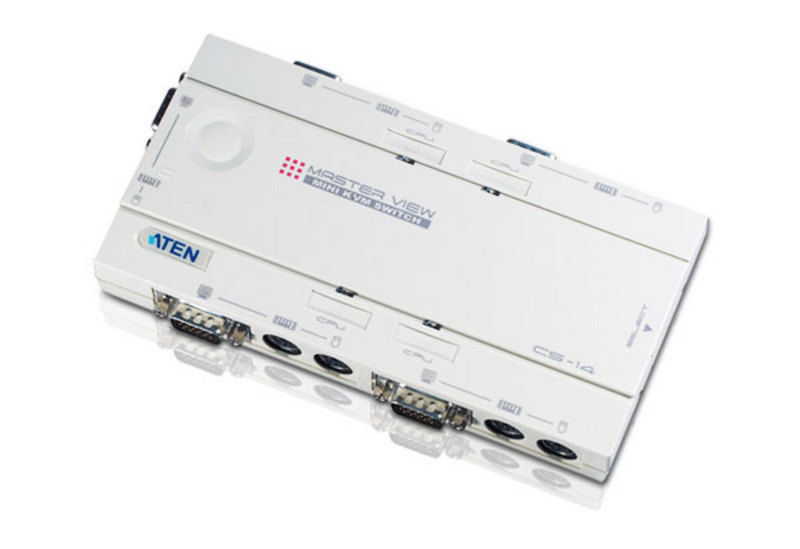ATEN CS14 KVM switch White