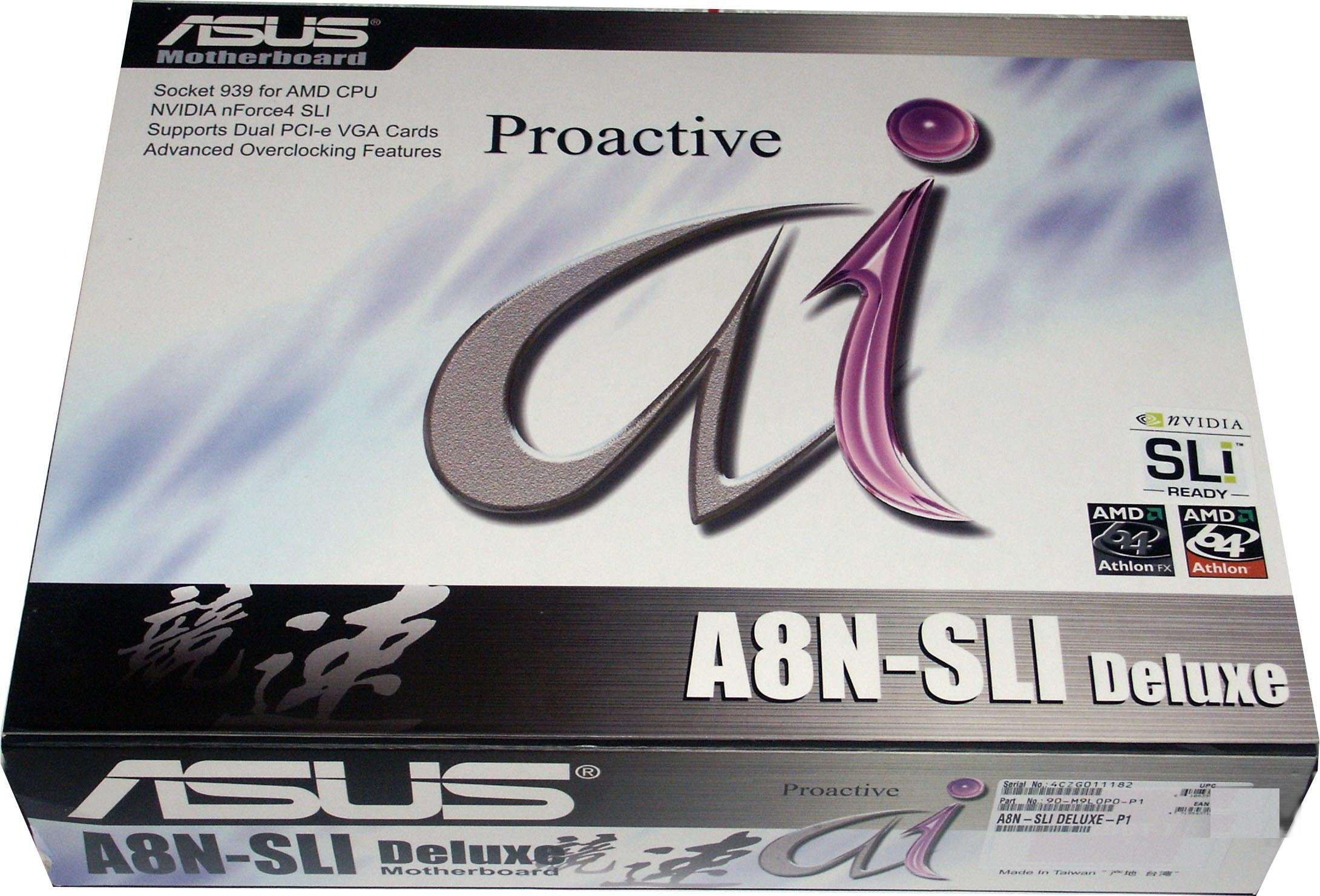 ASUS A8N-SLI DELUXE Socket 939 ATX