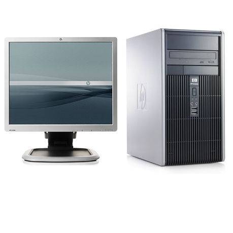 HP dc5750 + L19050 AMD Athlon 4400+ 1 GB DDR2-SDRAM 250 GB AMD Radeon Xpress 1150 Windows Vista Business Micro Tower PC