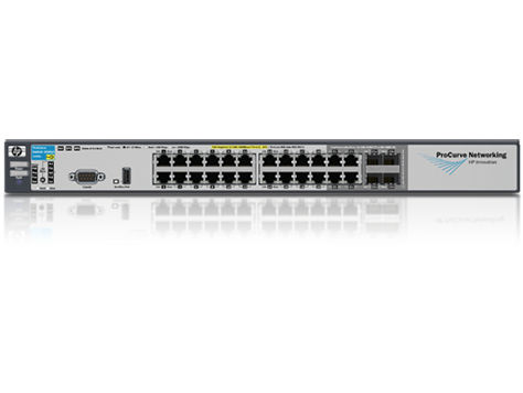 HP ProCurve 3500-24G-PoE yl Managed L3 Gigabit Ethernet (10/100/1000) Power over Ethernet (PoE) 1U Grey
