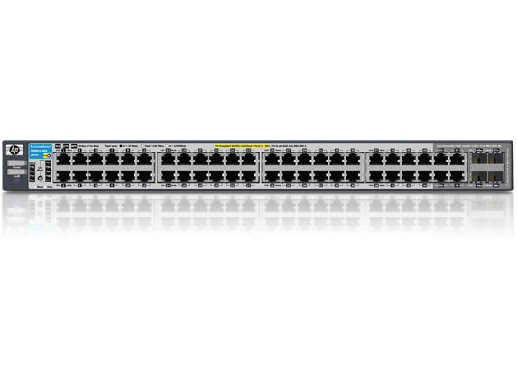 HP ProCurve 3500-48G-PoE yl Managed L3 Gigabit Ethernet (10/100/1000) Power over Ethernet (PoE) 1U Grey