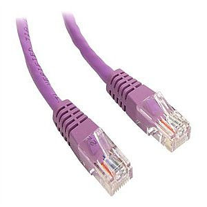 APC Cat5e, UTP, 20 ft. networking cable Purple 6 m U/UTP (UTP)