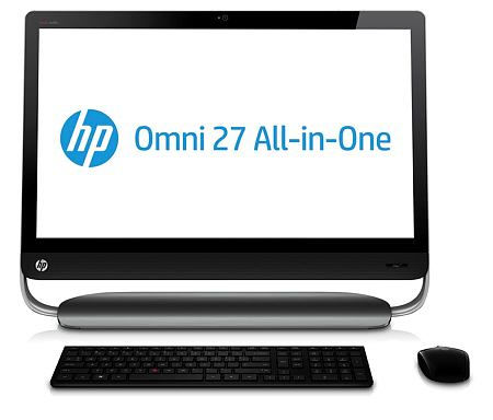 HP Omni 27-1200a Intel® Core™ i7 i7-3770S 68.6 cm (27") 1920 x 1080 pixels All-in-One PC 16 GB DDR3-SDRAM 2 TB HDD AMD Radeon HD 7650A Windows 8 Black