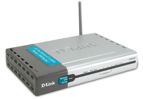 D-Link Router 4xF+ENet Wless 802.11bg VPN RJ45 wireless router