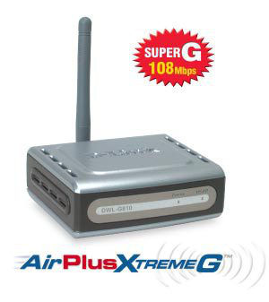 D-Link 802.11g Ethernet to Wireless LAN Client Adapter 108 Mbit/s