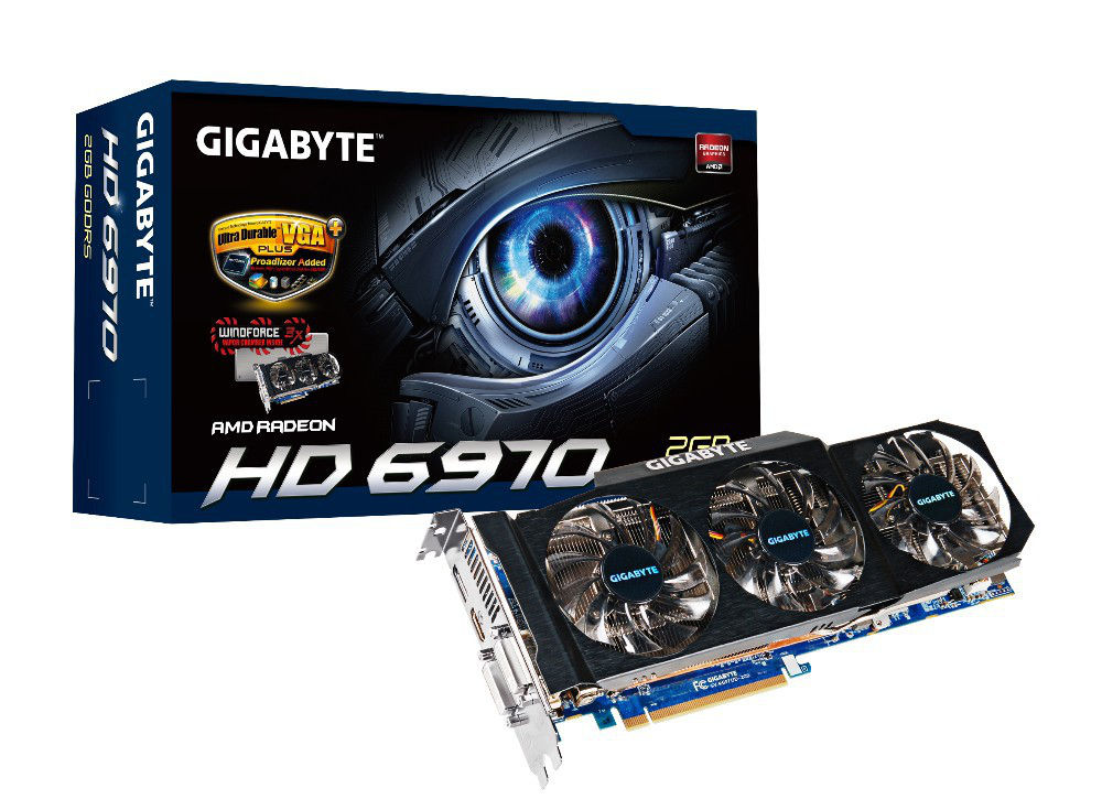 GIGABYTE Radeon HD 6970 2GB DDR5 Rev. 2.0 AMD Radeon HD6970 GDDR5