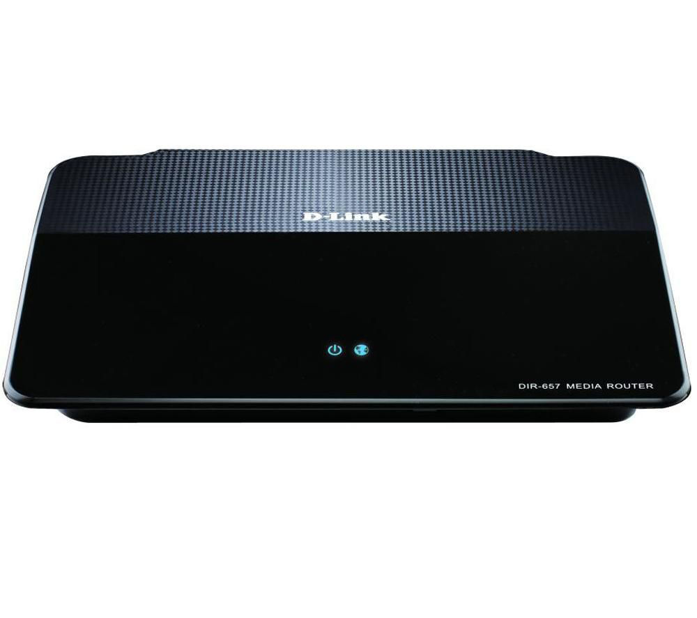 D-Link DIR-657/E wireless router Gigabit Ethernet Black