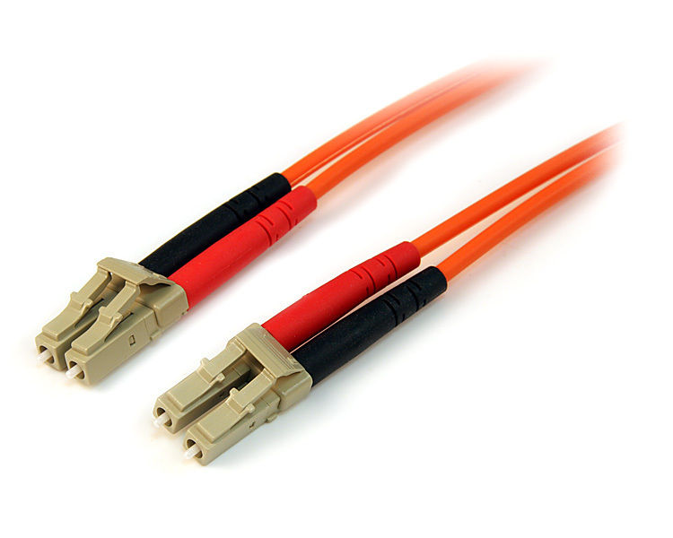 StarTech.com LC - LC InfiniBand/fibre optic cable 35 m OFC Orange