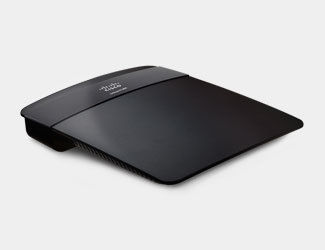 Linksys E1200 wireless router Fast Ethernet Black