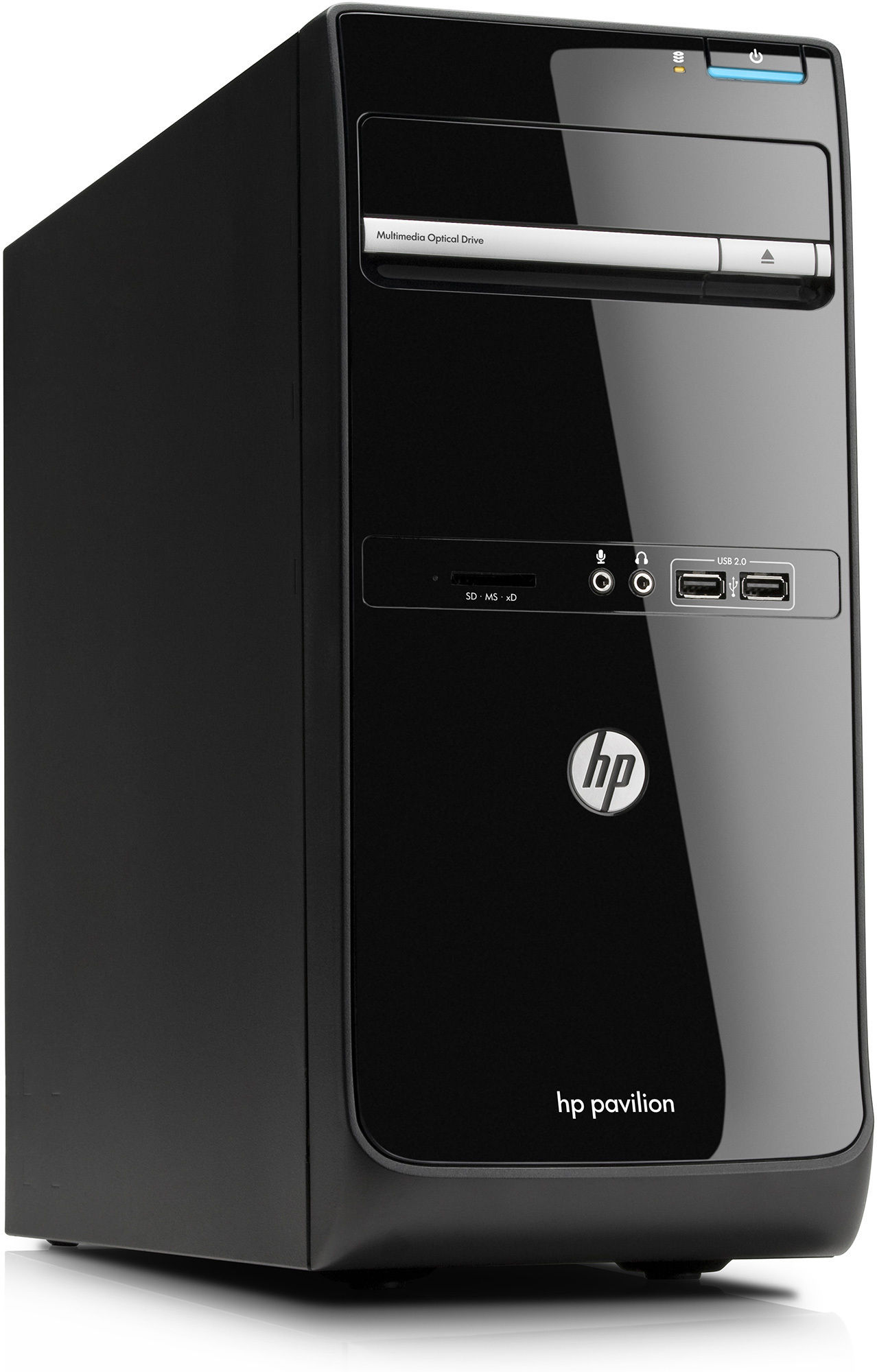 HP Pavilion p6-2025be AMD A8 A8-3800 8 GB DDR3-SDRAM 1.5 TB NVIDIA® GeForce® GT 545 Windows 7 Home Premium Micro Tower PC Black, Silver