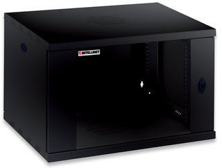 Intellinet 19" Wallmount Cabinet 7U Wall mounted rack Black