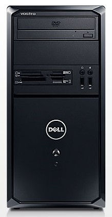 DELL Vostro 260 Intel® Core™ i3 i3-2100 2 GB DDR3-SDRAM 500 GB Windows 7 Professional Mini Tower PC Black