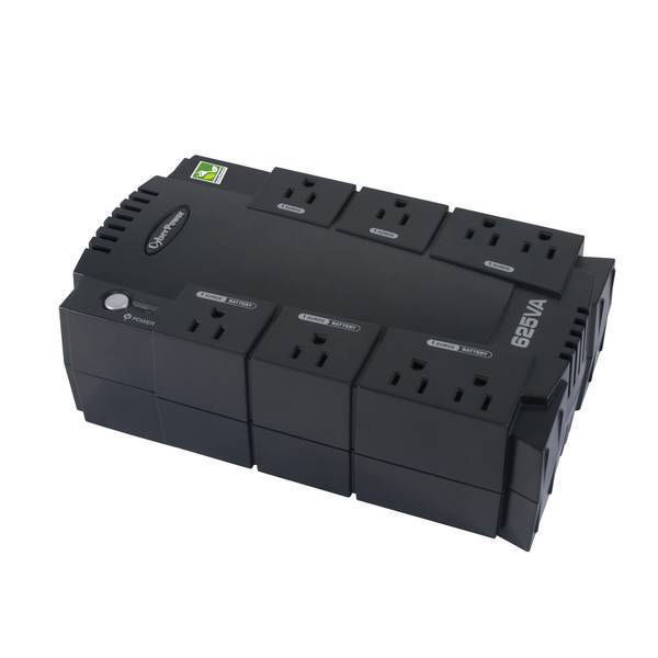 CyberPower CP625HG uninterruptible power supply (UPS) 0.625 kVA 375 W 8 AC outlet(s)