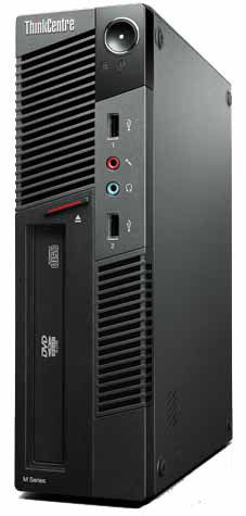 Lenovo ThinkCentre M91p Intel® Core™ i5 i5-2400S 2 GB DDR3-SDRAM 250 GB HDD Windows 7 Professional SFF PC Black