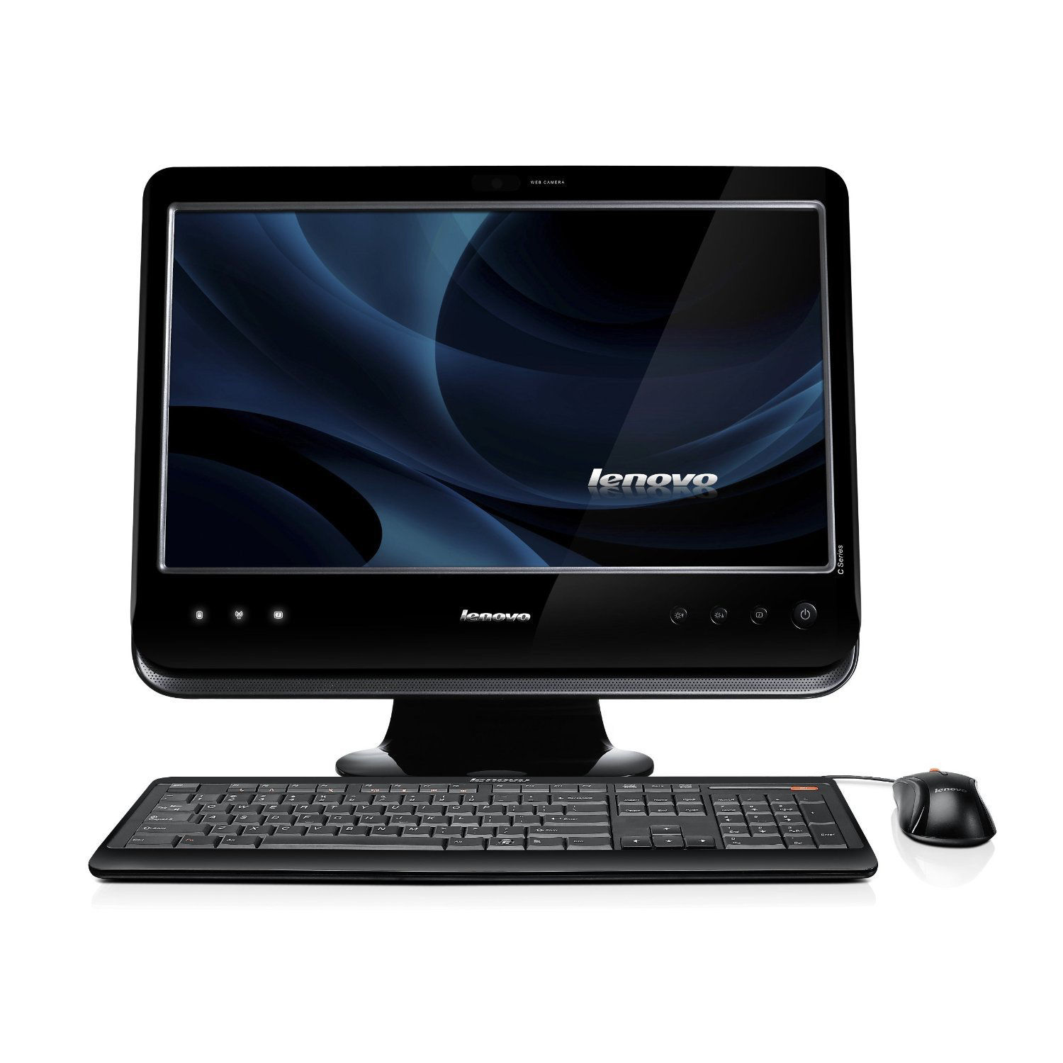 Lenovo Essential C205 AMD E E-350 47 cm (18.5") 1366 x 768 pixels 4 GB DDR3-SDRAM 500 GB HDD Windows 7 Home Premium Black