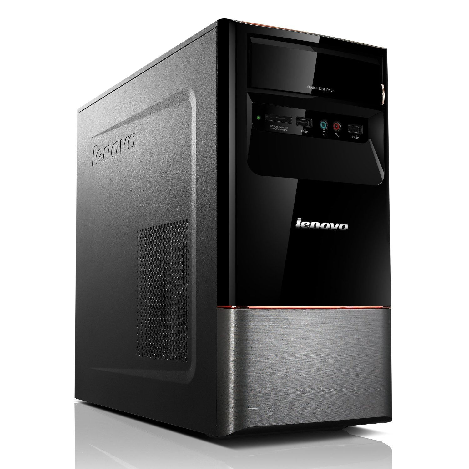 Lenovo Essential H415 AMD A6 A6-3600 4 GB DDR3-SDRAM 500 GB Windows 7 Home Premium Tower PC Black