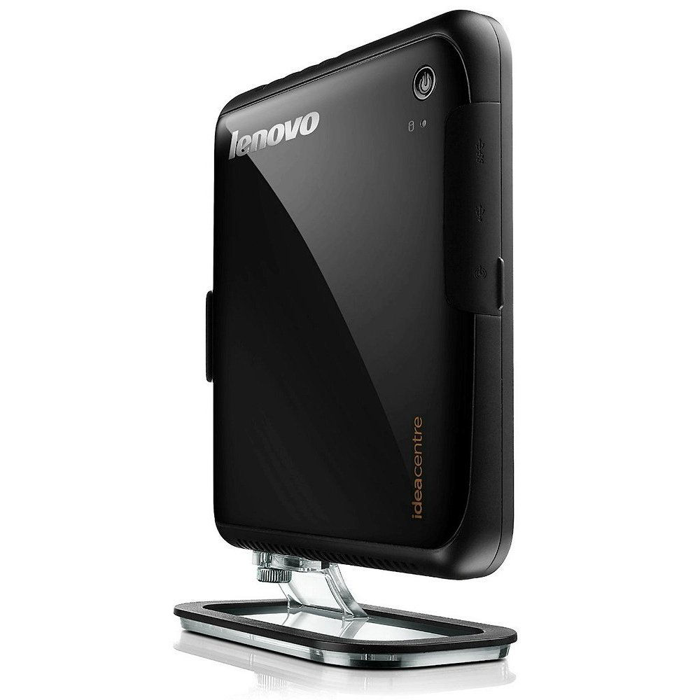 Lenovo IdeaCentre Q150 Intel Atom® D525 2 GB DDR3-SDRAM 250 GB NVIDIA® ION™ Windows 7 Home Premium SFF Mini PC Black