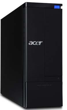 Acer Aspire AX1470-UR31P AMD A4 A4-3400 4 GB DDR3-SDRAM 1 TB Windows 7 Home Premium Desktop PC Black