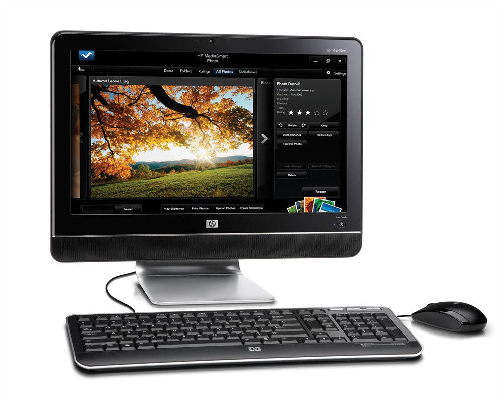 HP Pavilion MS213 AMD Athlon II X2 47 cm (18.5") 4 GB DDR2-SDRAM 500 GB Windows 7 Home Premium Black