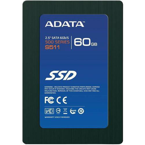 ADATA S511 60 GB 2.5" Serial ATA III MLC