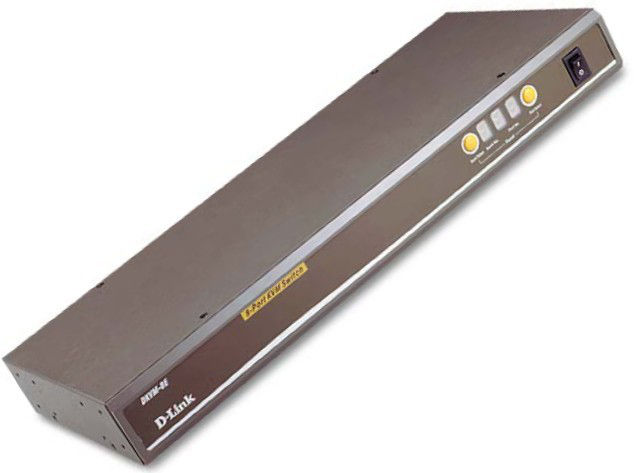 D-Link DKVM-8E, 8-Port Keyboard-Video-Mouse Switch, Stackable KVM switch