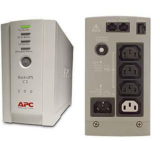 APC Back-UPS CS 500 USB/Serial GR uninterruptible power supply (UPS) 0.5 kVA 300 W