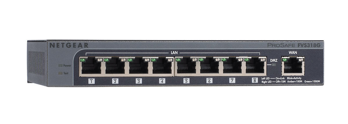 NETGEAR FVS318G hardware firewall 0.025 Gbit/s