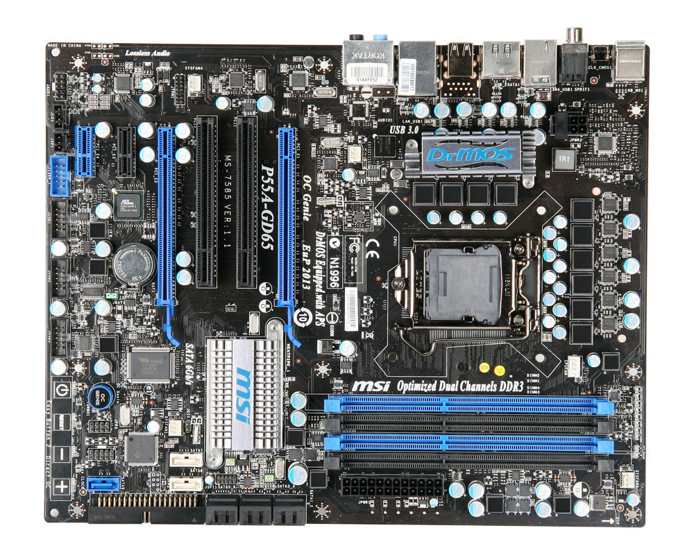MSI P55A-GD65 motherboard LGA 1156 (Socket H) ATX
