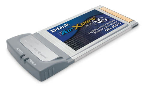 D-Link 54MBPS PCMCIA CARDBUS 54 Mbit/s