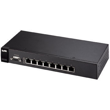 Zyxel ES2108 network switch Unmanaged L2 Black