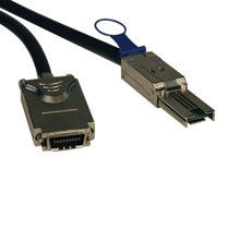 Fujitsu SAS cable SFF 8470 to 2x SFF8088 3m Black