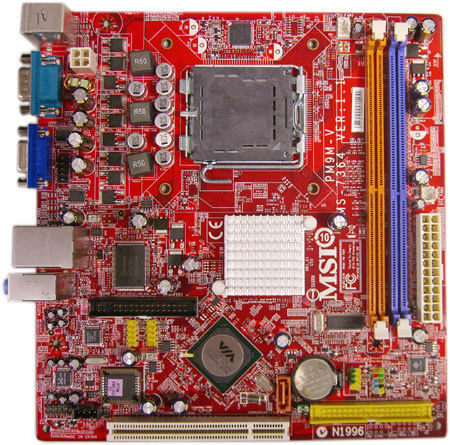 MSI PM9M-V motherboard VIA P4M900 LGA 775 (Socket T) micro ATX