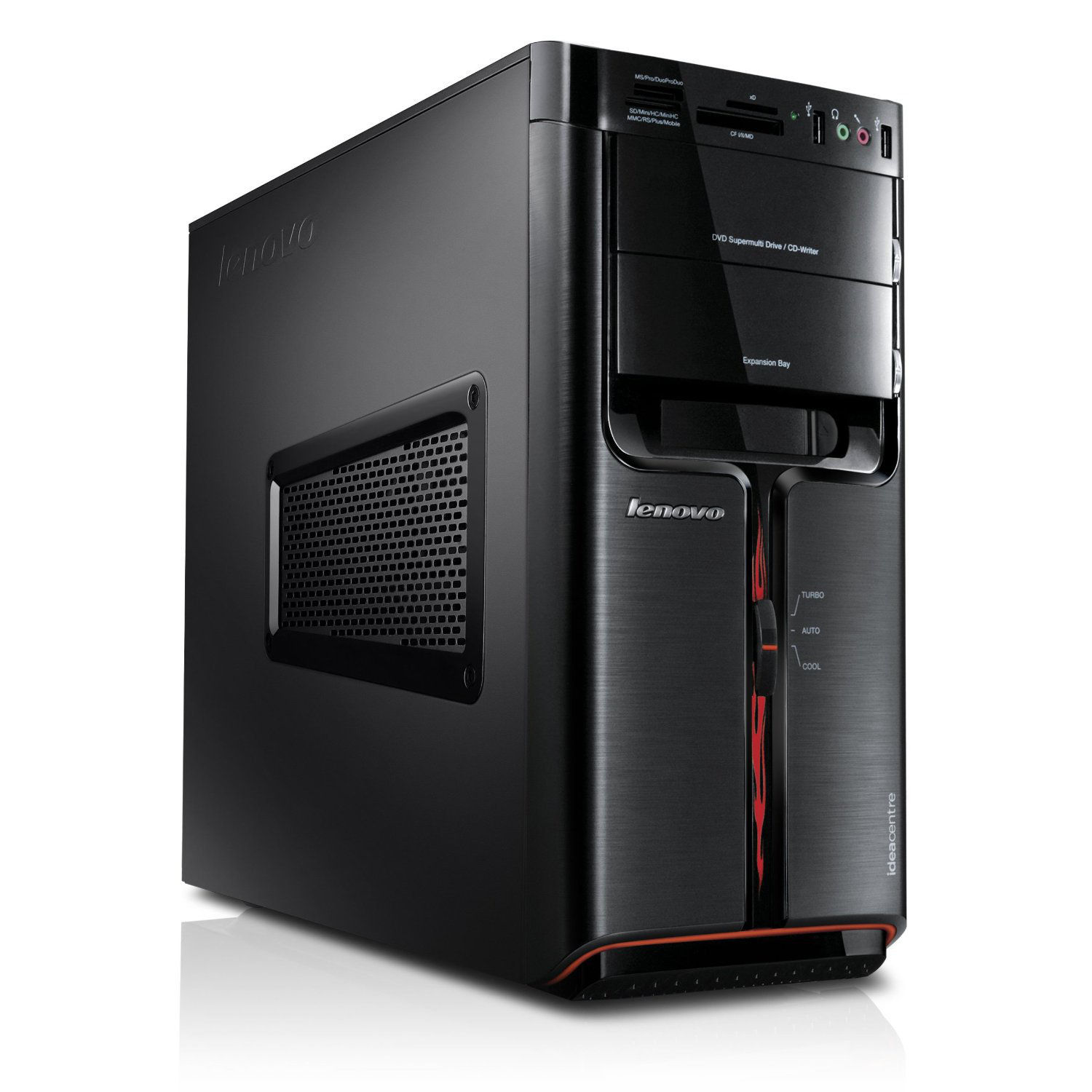 Lenovo IdeaCentre K330B Intel® Core™ i5 i5-2310 8 GB DDR3-SDRAM 1.5 TB AMD Radeon HD 6450 Windows 7 Home Premium Tower PC Black